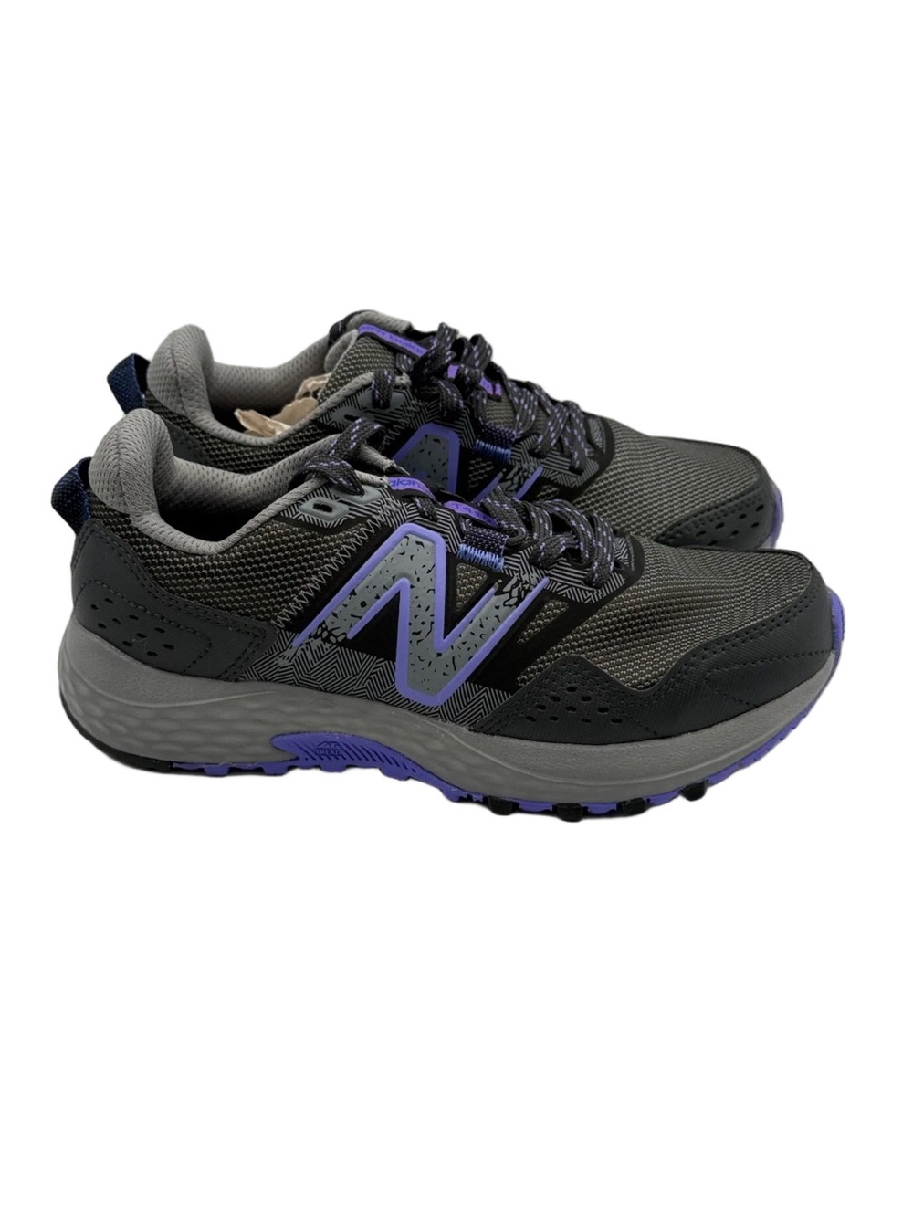 New Balance Women's Trail Running Shoes - Gray with Purple Accents